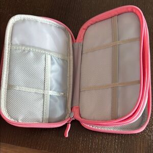 Pink and Gray Travel Organizer